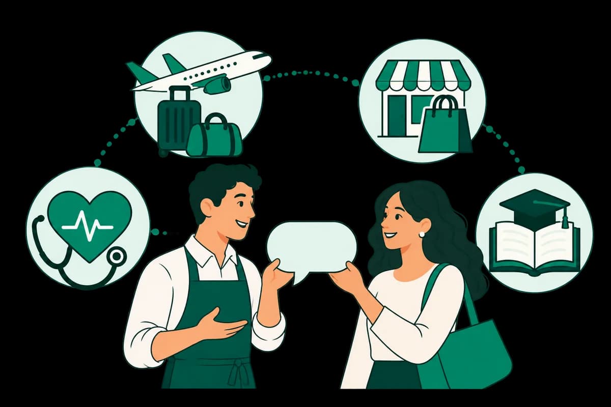 Businesses connecting customer conversations across different industries